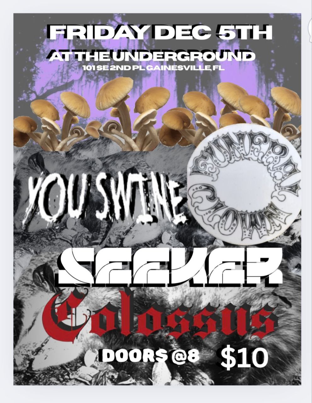 The Underground December 5th show